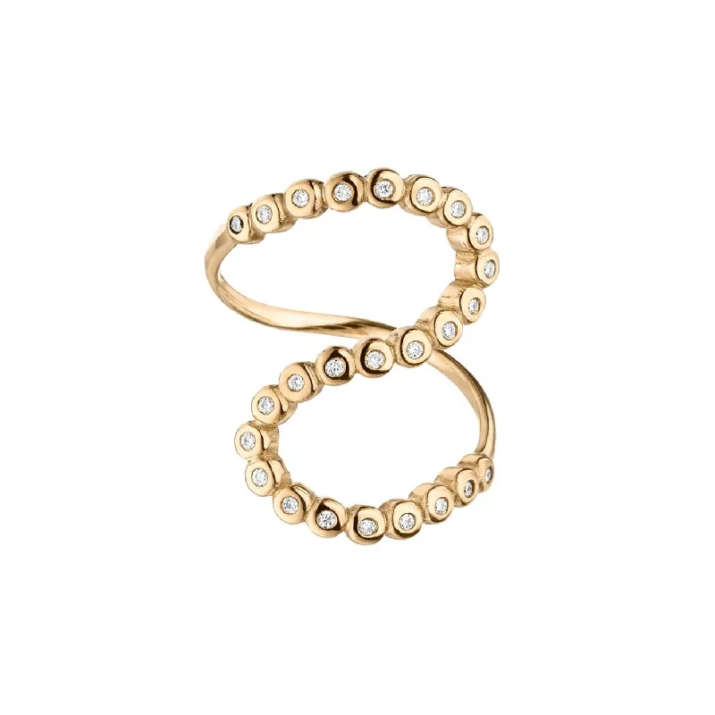 Best Jewelry Sale – Shop Exclusive Designs Now Wave 18K Gold Ring w. Lab-Grown Diamonds Best Jewelry Sale – Shop Exclusive Designs Now Wave 18K Gold Ring w. Lab-Grown Diamonds