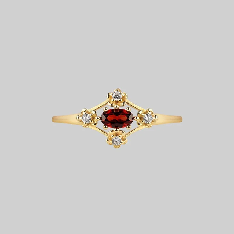 Jewelry Sale – Exclusive Styles At Lower Prices MARTHA. Ornate Garnet Floral Ring - Gold Jewelry Sale – Exclusive Styles At Lower Prices MARTHA. Ornate Garnet Floral Ring - Gold
