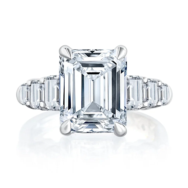 Diamond Semi Mount Ring | 14k White (2.50ct Head)