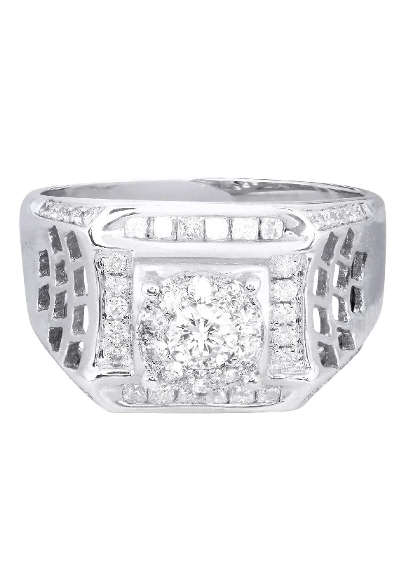 Jewelry Deals That Sparkle – Shop Today White Gold Mens Diamond Ring| 0.84 Carats| 8.54 Grams Jewelry Deals That Sparkle – Shop Today White Gold Mens Diamond Ring| 0.84 Carats| 8.54 Grams