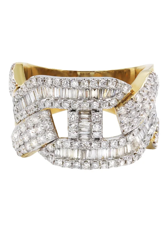 Huge Savings On Timeless Jewelry Collections Mens Diamond Ring | 2.16 Carats | 12.07 Grams