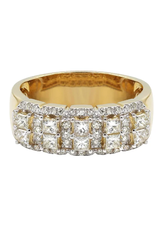 Discounted Jewelry For A Glamorous Look Mens Diamond Ring | 1.42 Carats | 8.66 Grams