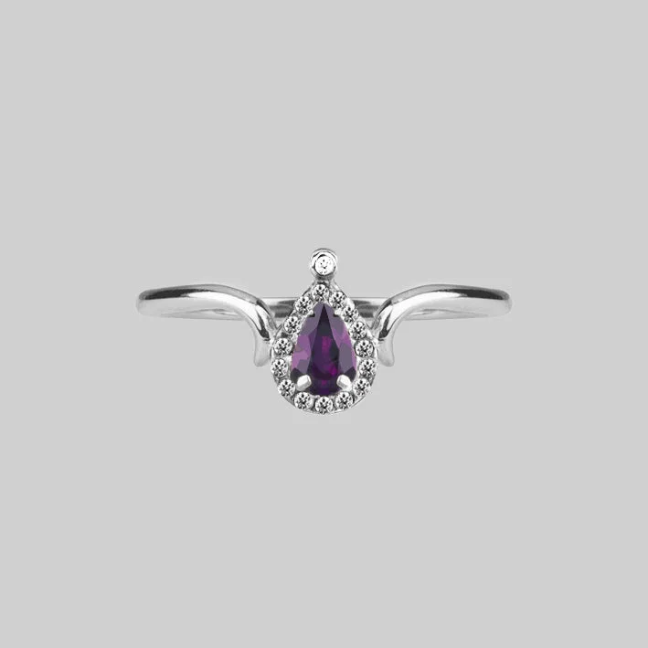Dazzling Deals On Necklaces, Bracelets, And More MONTAGUE. Amethyst Teardrop Silver Ring Dazzling Deals On Necklaces, Bracelets, And More MONTAGUE. Amethyst Teardrop Silver Ring