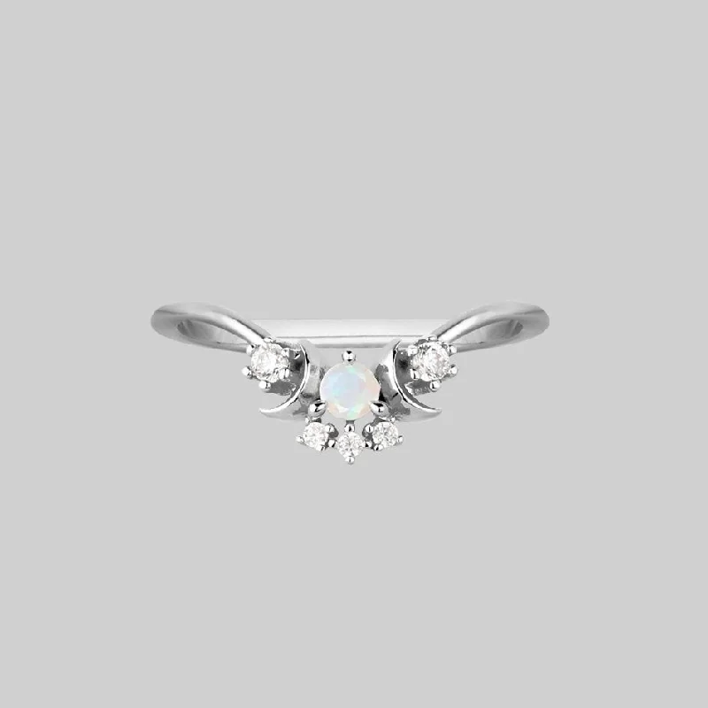 High-End Sparkle, Low-End Prices – Jewelry Sale Live MOONLIGHT. Opal Chevron Ring - Silver High-End Sparkle, Low-End Prices – Jewelry Sale Live MOONLIGHT. Opal Chevron Ring - Silver