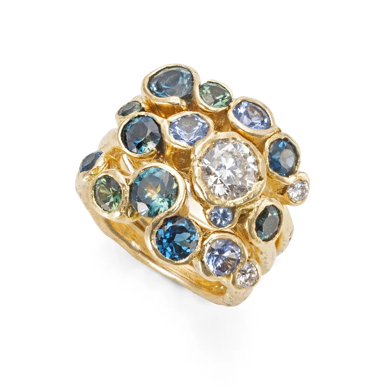 Diamond Shoal Ring Stack