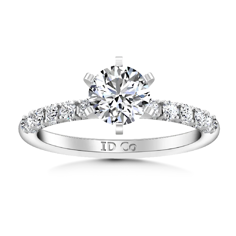 Exclusive Savings On Timeless Jewelry Pieces Pave Engagement Ring Grace 14K White Gold Exclusive Savings On Timeless Jewelry Pieces Pave Engagement Ring Grace 14K White Gold