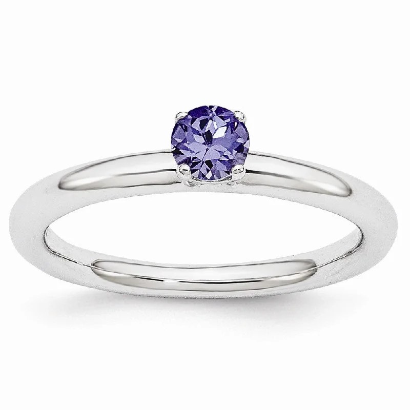 Make Every Moment Shine – Jewelry Discounts Available Rhodium Plated Sterling Silver Stackable 4mm Created Sapphire Ring Make Every Moment Shine – Jewelry Discounts Available Rhodium Plated Sterling Silver Stackable 4mm Created Sapphire Ring