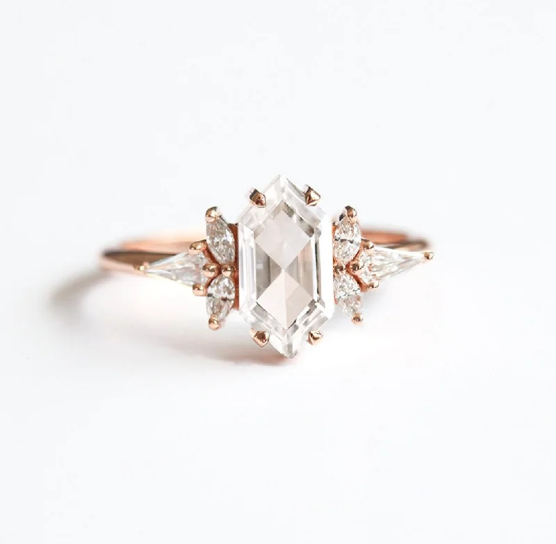 Exclusive Jewelry Offers – Sparkle For Less Madeline Hexagon Ring