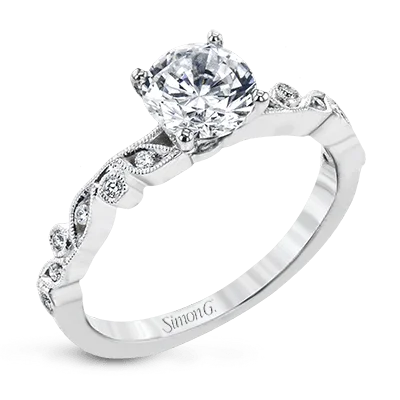 Dazzle In Elegance With Our Biggest Jewelry Sale Round-cut Engagement Ring in 18k Gold with Diamonds Dazzle In Elegance With Our Biggest Jewelry Sale Round-cut Engagement Ring in 18k Gold with Diamonds