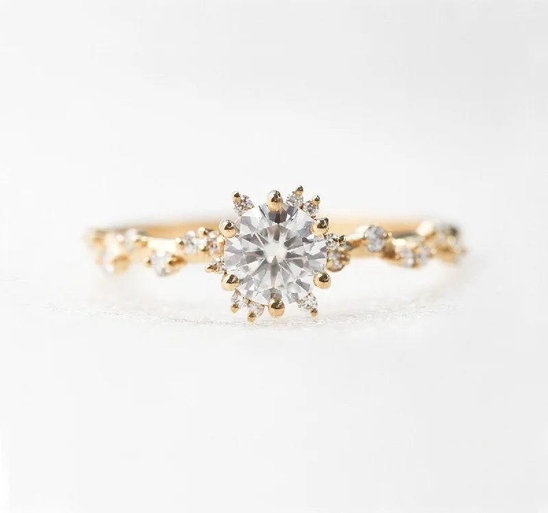 Exclusive Jewelry Discounts – Shop Now For Savings Bokeh Round Diamond Ring