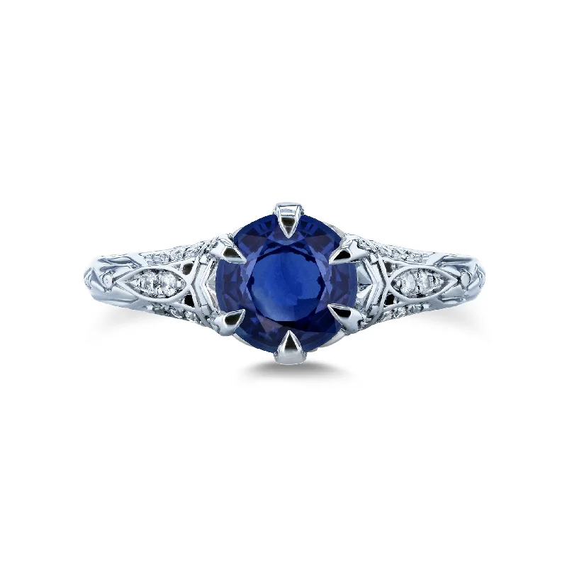 Unlock Unbeatable Jewelry Deals Before They’Re Gone 6.5mm Ornate 6-Prong Sapphire Ring Unlock Unbeatable Jewelry Deals Before They’Re Gone 6.5mm Ornate 6-Prong Sapphire Ring