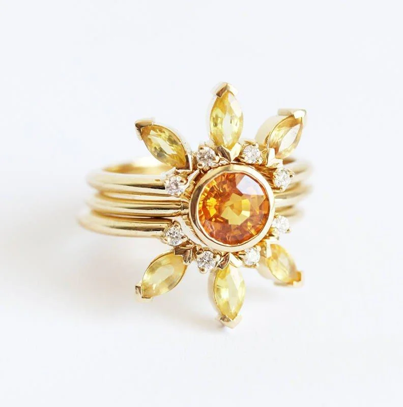 Personalized Jewelry Sale – Meaningful Gifts At Great Prices Solange Sapphire Ring, 14K Gold Sapphire Ring Set Personalized Jewelry Sale – Meaningful Gifts At Great Prices Solange Sapphire Ring, 14K Gold Sapphire Ring Set