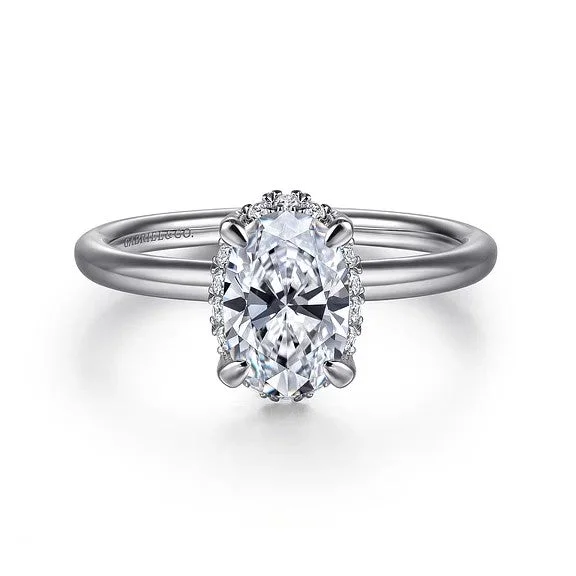 Don't Miss Out On Jaw-Dropping Jewelry Discounts Seattle - 14K White Gold Oval Hidden Halo Diamond Engagement Ring (Setting Only) Don't Miss Out On Jaw-Dropping Jewelry Discounts Seattle - 14K White Gold Oval Hidden Halo Diamond Engagement Ring (Setting Only)