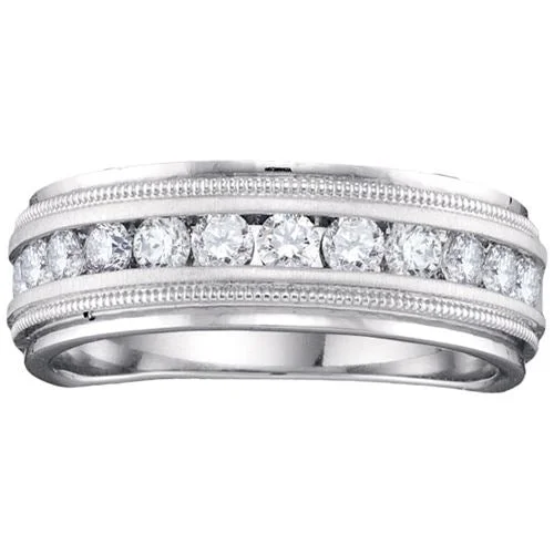 Get Ready To Sparkle – Special Jewelry Discounts Signature 1/2 CTW Diamond Wedding Band in 14KT White Gold Get Ready To Sparkle – Special Jewelry Discounts Signature 1/2 CTW Diamond Wedding Band in 14KT White Gold