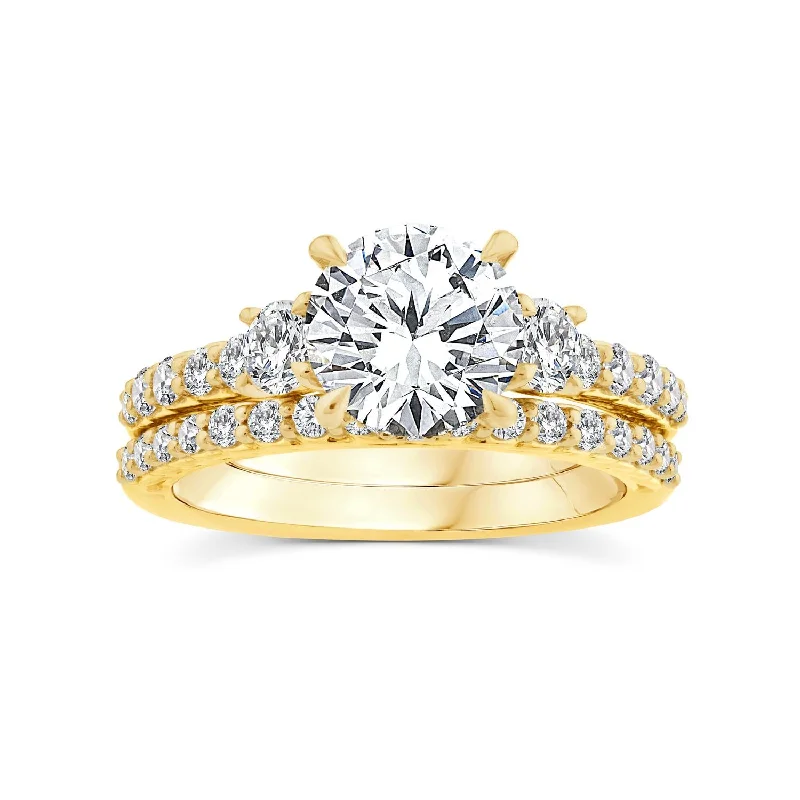 Must-Have Jewelry Pieces At Reduced Prices Signature EcoLove Diamond Dreams 3 CTW Lab Grown Diamond Bridal Set in 14KT Yellow Gold Must-Have Jewelry Pieces At Reduced Prices Signature EcoLove Diamond Dreams 3 CTW Lab Grown Diamond Bridal Set in 14KT Yellow Gold