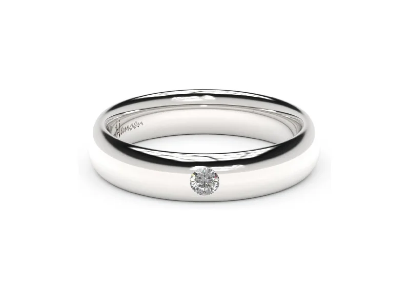 Must-Have Jewelry At Irresistible Discounts Sleek Engagement Ring, White Gold & Platinum