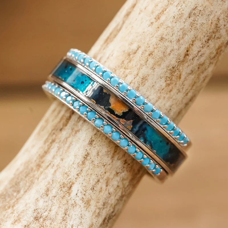 Fine Jewelry, Limited-Time Offers Available The Patina & Rose Atoll Stacker Set