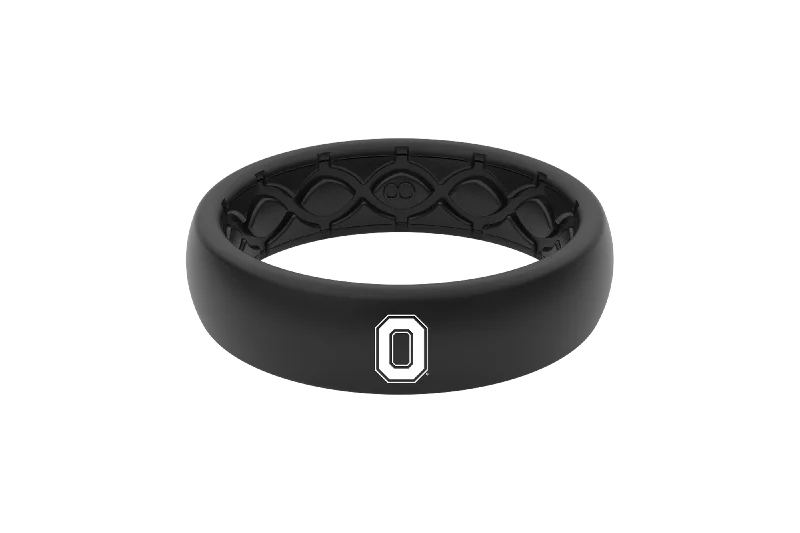 Dazzle With Discounts – Shop Jewelry On Sale College Ohio State Black Logo Thin Ring Dazzle With Discounts – Shop Jewelry On Sale College Ohio State Black Logo Thin Ring