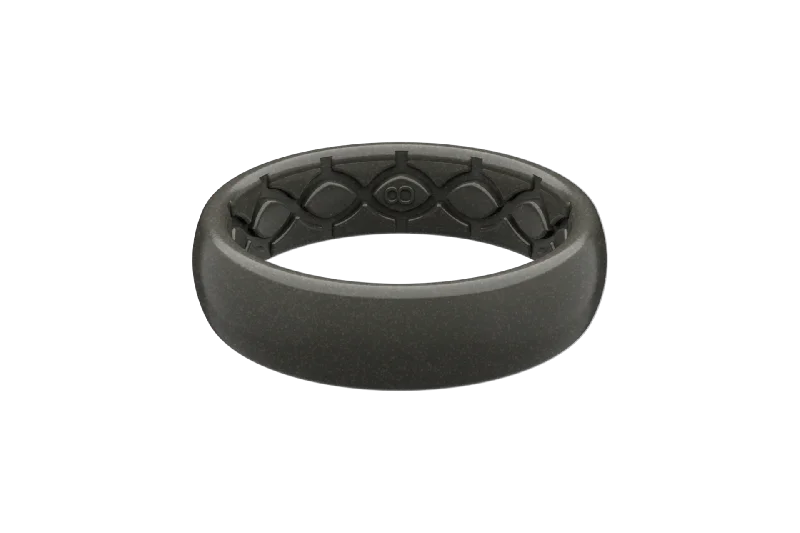 Luxury Jewelry Sale – Sparkle For Less Satin Ferrous Thin Ring