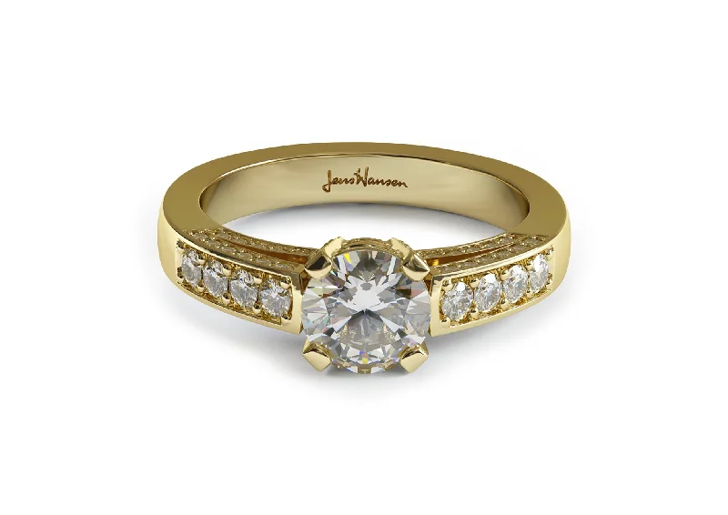 Flash Sale On Stunning Jewelry – Don't Miss Out Exquisite Diamond Ring, Yellow Gold