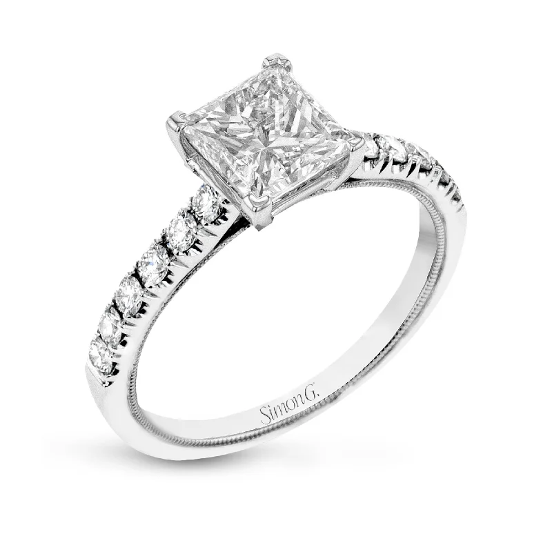 Flash Sale On Stunning Jewelry – Limited Stock Available Princess-Cut Engagement Ring In 18k Gold With Diamonds Flash Sale On Stunning Jewelry – Limited Stock Available Princess-Cut Engagement Ring In 18k Gold With Diamonds