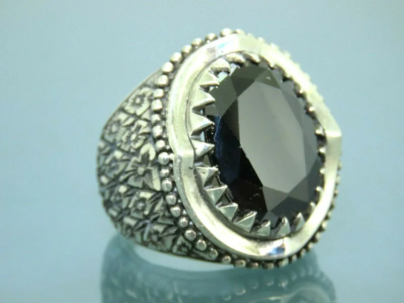 Shop Dazzling Jewelry With Special Promotional Discounts Turkish Handmade Jewelry 925 Sterling Silver Onyx Stone Mens Rings Shop Dazzling Jewelry With Special Promotional Discounts Turkish Handmade Jewelry 925 Sterling Silver Onyx Stone Mens Rings