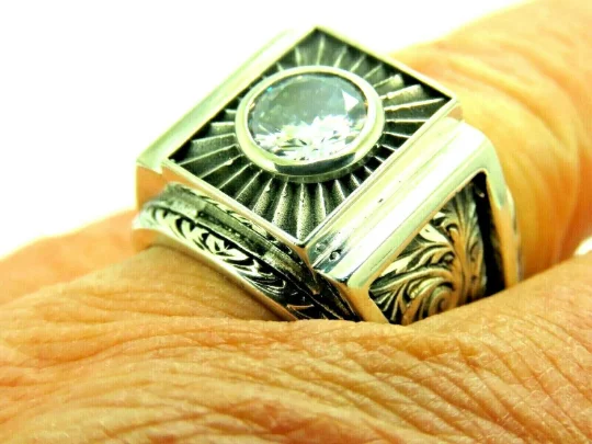 Jewelry Sale Bonanza – Grab Your Sparkle Now Turkish Handmade Jewelry 925 Sterling Silver Zircon Stone Men's Rings Jewelry Sale Bonanza – Grab Your Sparkle Now Turkish Handmade Jewelry 925 Sterling Silver Zircon Stone Men's Rings