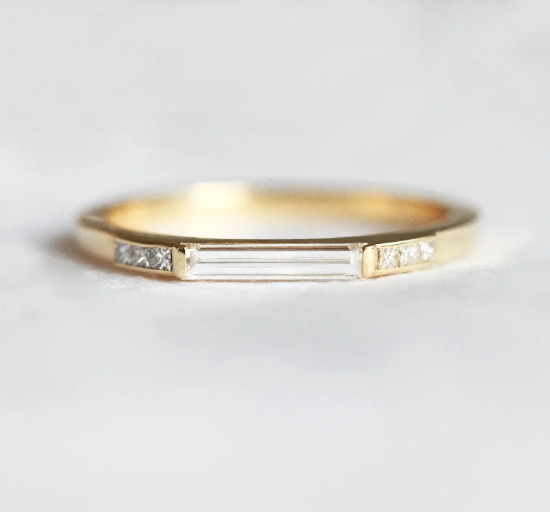 High-End Sparkle, Low-End Prices – Shop Now Olya Baguette Ring