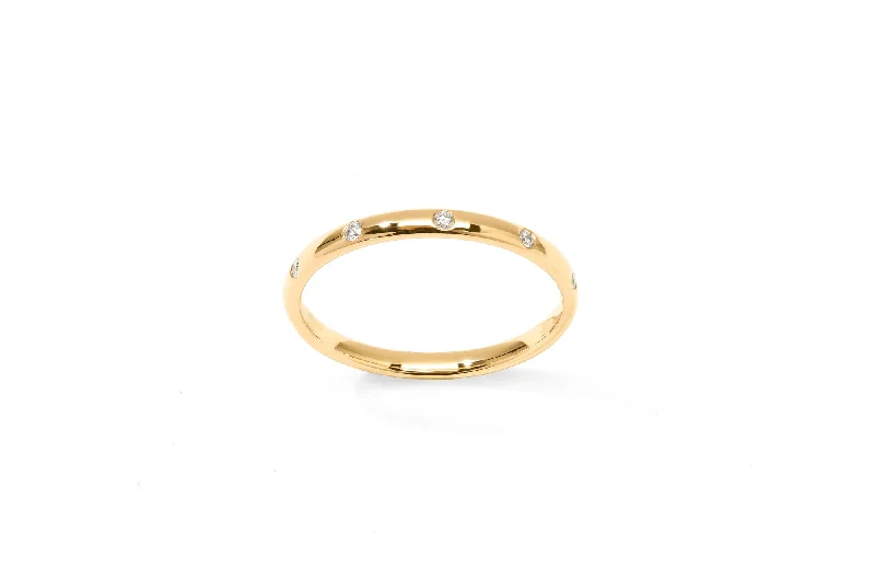 Best Jewelry Deals – Shop Premium Pieces At Great Prices Amore Star Eternity 18K Gold Ring w. Diamonds