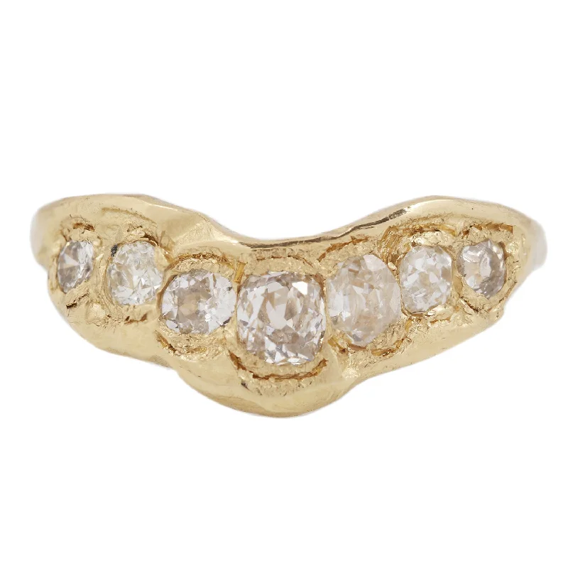 Breathtaking Jewelry At Limited-Time Savings X Old Cut Diamond V Shape Scatter Ring Breathtaking Jewelry At Limited-Time Savings X Old Cut Diamond V Shape Scatter Ring