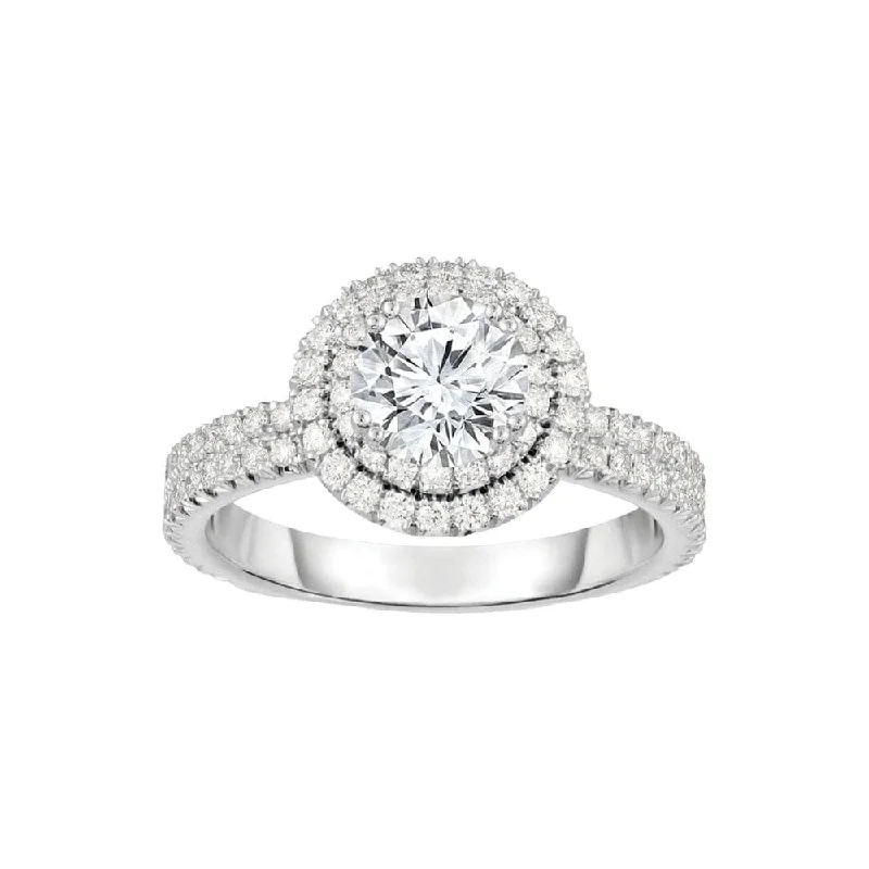 Exclusive Savings On Timeless Jewelry Pieces Double Halo Semi-Mount Ring