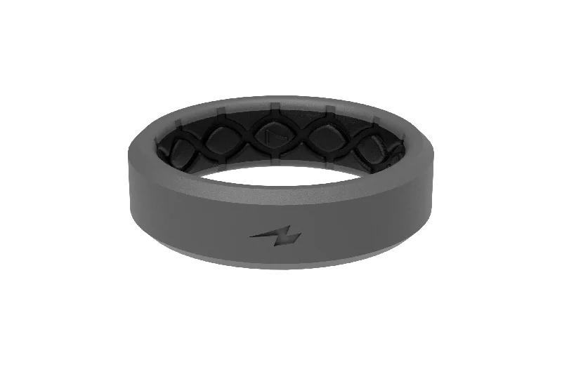 Luxury Jewelry At Unbeatable Discounts Zeus Storm Grey Thin Ring