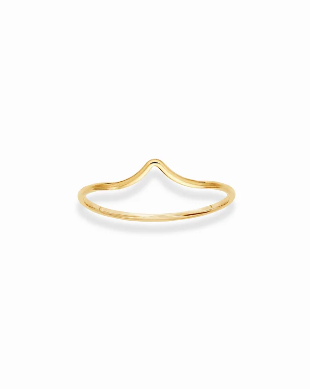 Must-Have Jewelry Pieces At Reduced Prices 14k Arch Stacking Ring