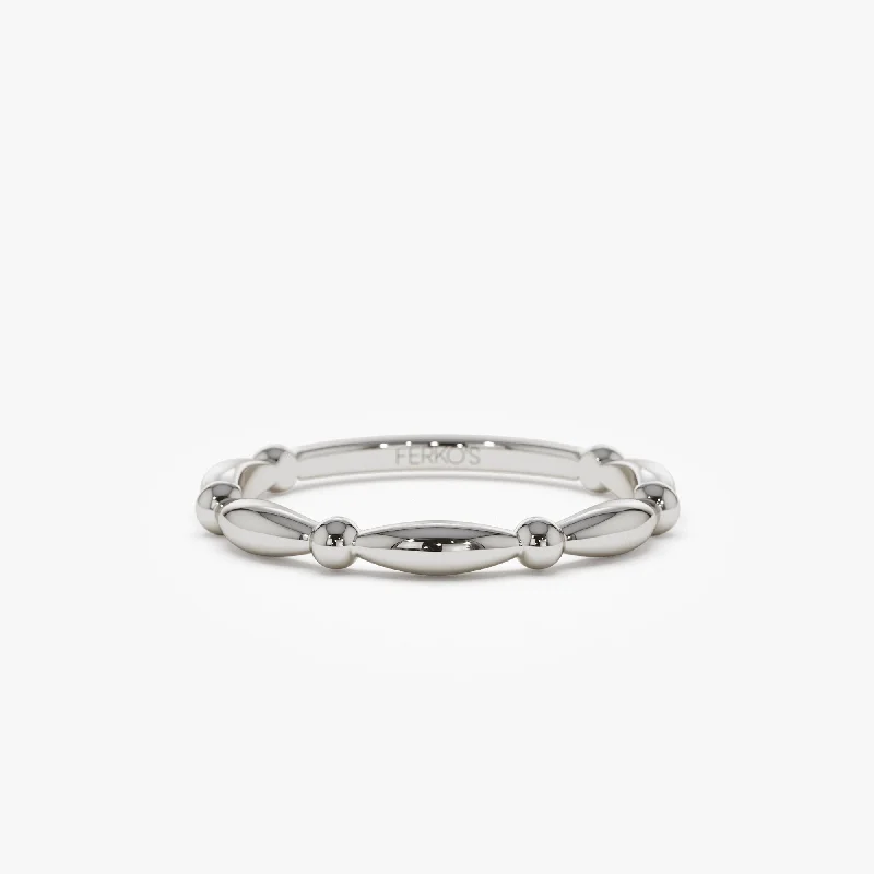 14K White Gold