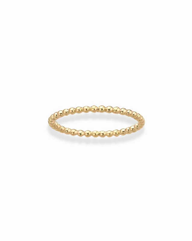Stunning Statement Jewelry, Unbeatable Discounts 14k Droplet Stacking Ring