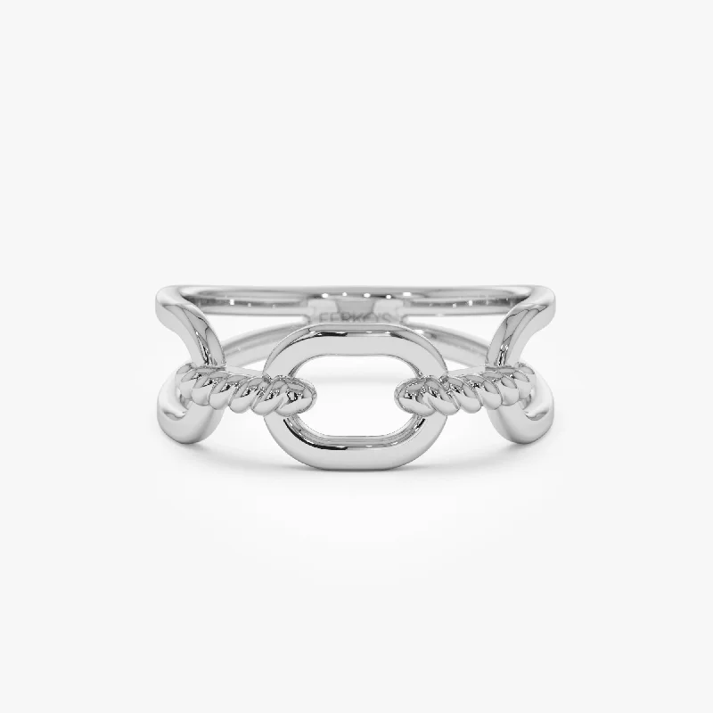 14K White Gold