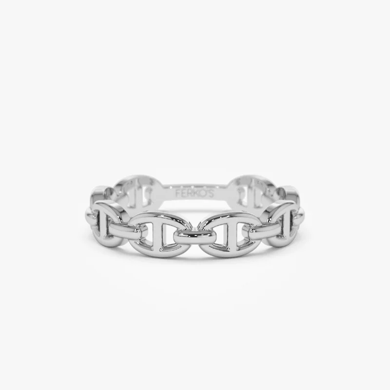 14K White Gold