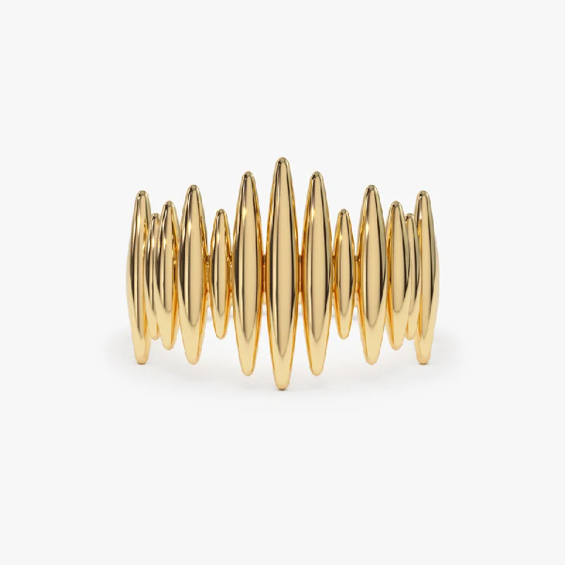 Limited Stock On Premium Jewelry At Low Prices 14k Unique Statement Gold Ring