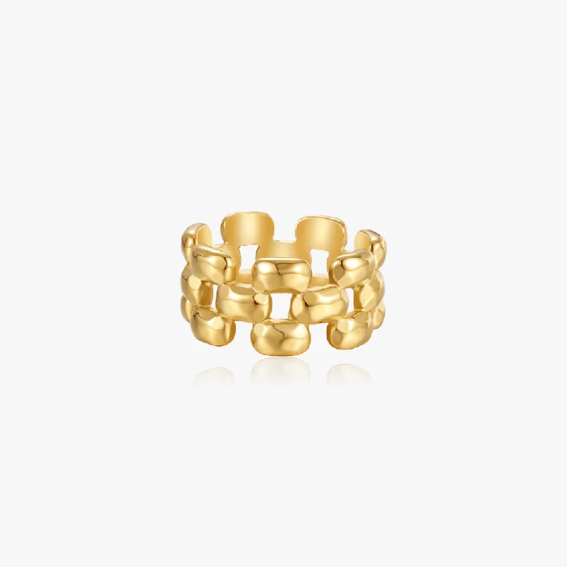 Chunky Link Chain Ring (Greek Inspired Collection)