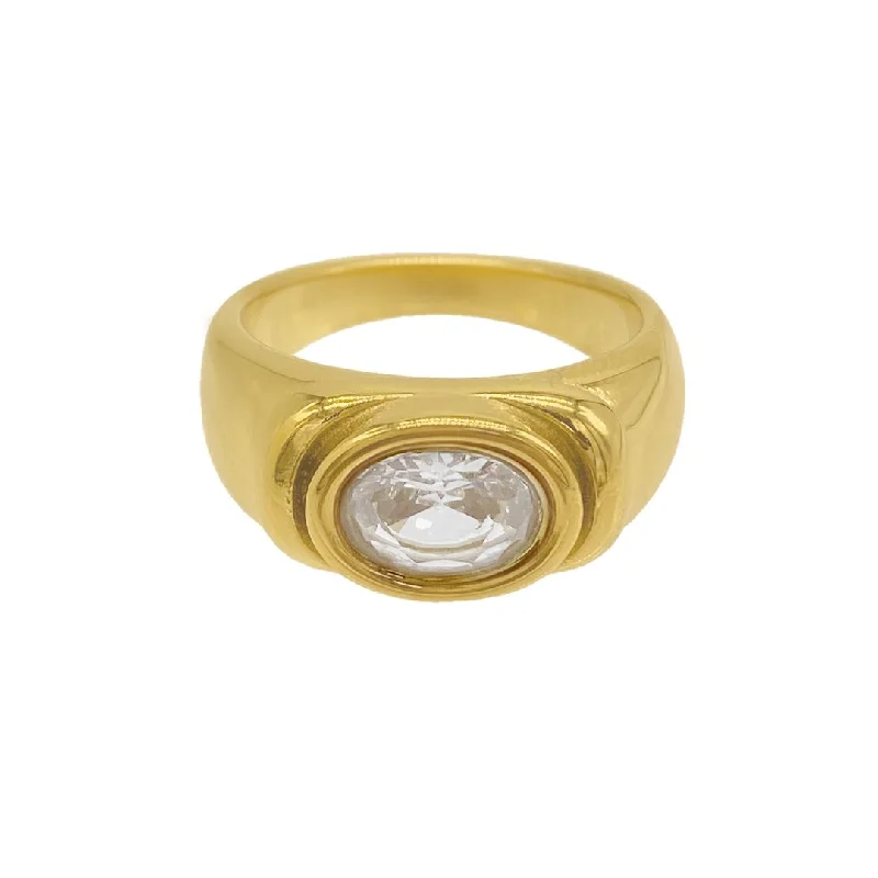 Luxury Jewelry Clearance – Shop Premium Styles Now 14k Gold Plated Crystal Ring