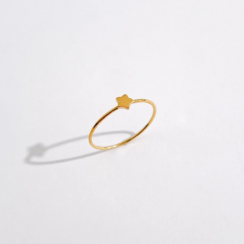 Shop Elegant Jewelry At Unbeatable Prices Dainty Star Ring in Gold