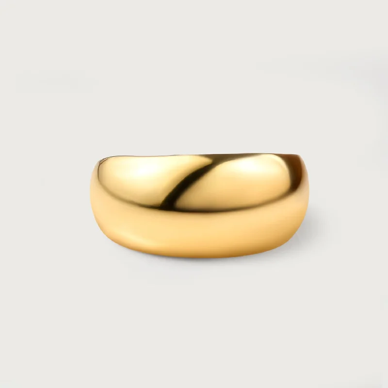 Don't Miss Out On Bestselling Jewelry At Special Prices Gold Dome Ring in 9K Gold