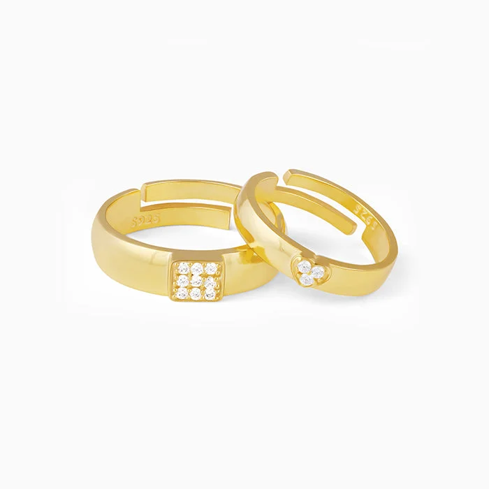 Limited-Time Jewelry Sale – Don't Miss Out On Dazzling Discounts Golden Shining Love Couple Rings Limited-Time Jewelry Sale – Don't Miss Out On Dazzling Discounts Golden Shining Love Couple Rings