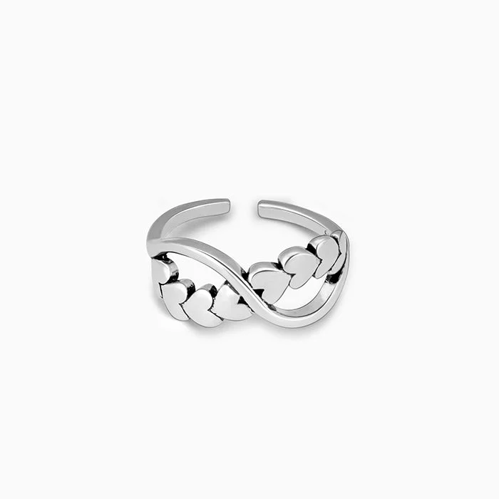 Affordable Elegance – Premium Jewelry At Special Prices Silver Infinite Love Ring