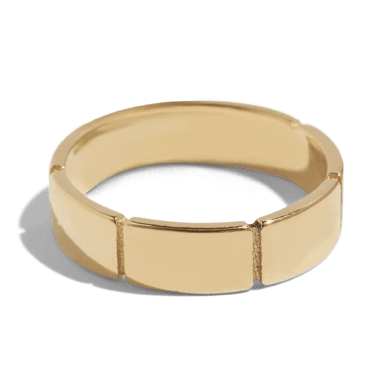 THE IMANI RING - 18k gold vermeil