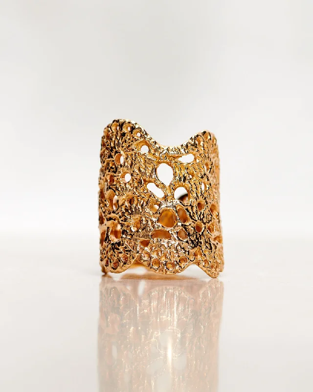 Don't Miss Our Biggest Jewelry Sale Of The Season Cecilia Lace 18K Gold, Whitegold or Rosegold Ring