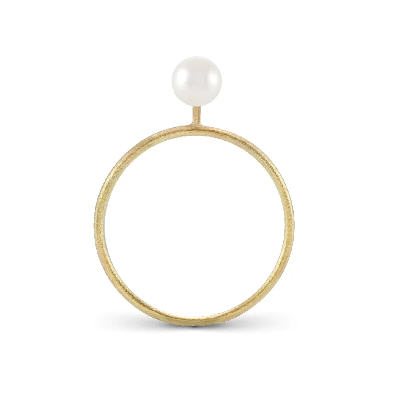 Flash Sale On Stunning Jewelry – Don't Miss Out TENTACLE 14K Gold Ring w. Pearl