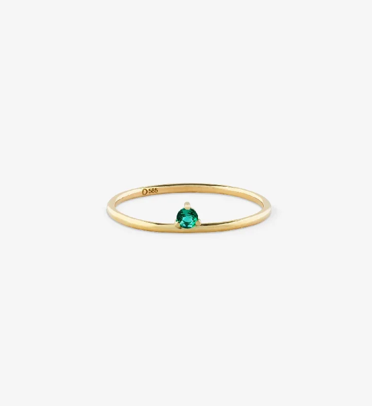 Special Deals On Handcrafted And Designer Jewelry Floating Emerald Ring 0.05