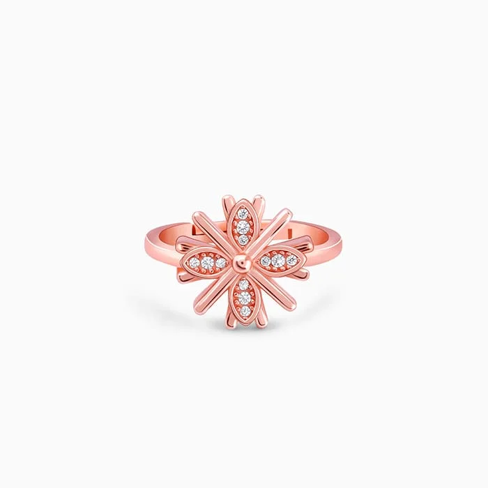 Get Your Favorite Jewelry At The Best Price Rose Gold Floral Dreams Ring