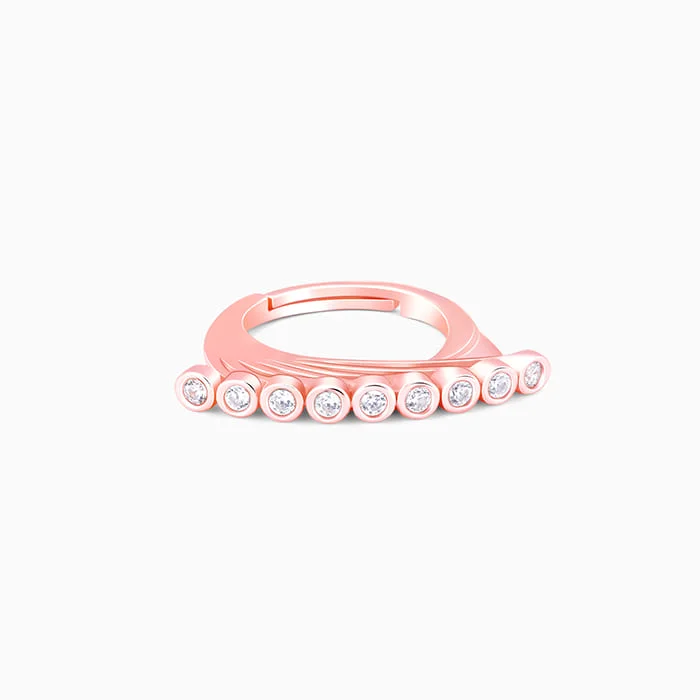Elegant Jewelry, Exclusive Prices – Shop Now Rose Gold Statement Glow Ring